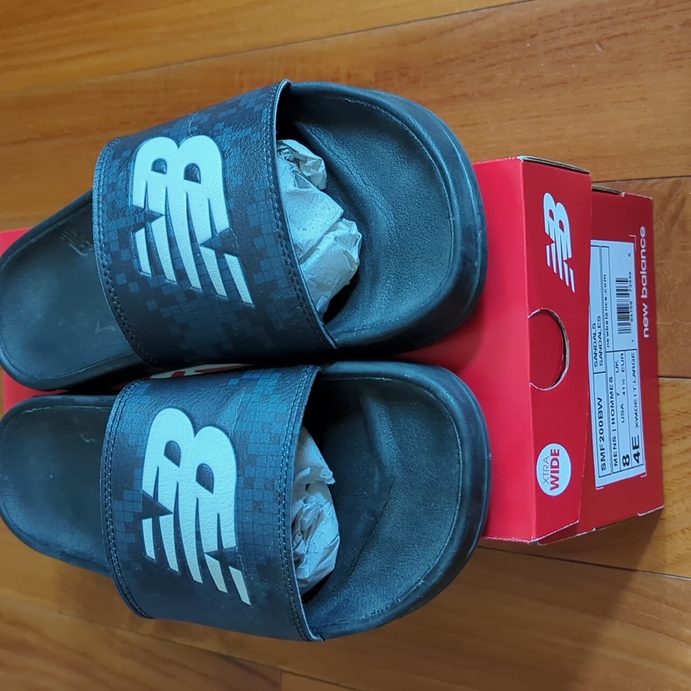 NIB new balance men's sandals size 8 / 4E wide